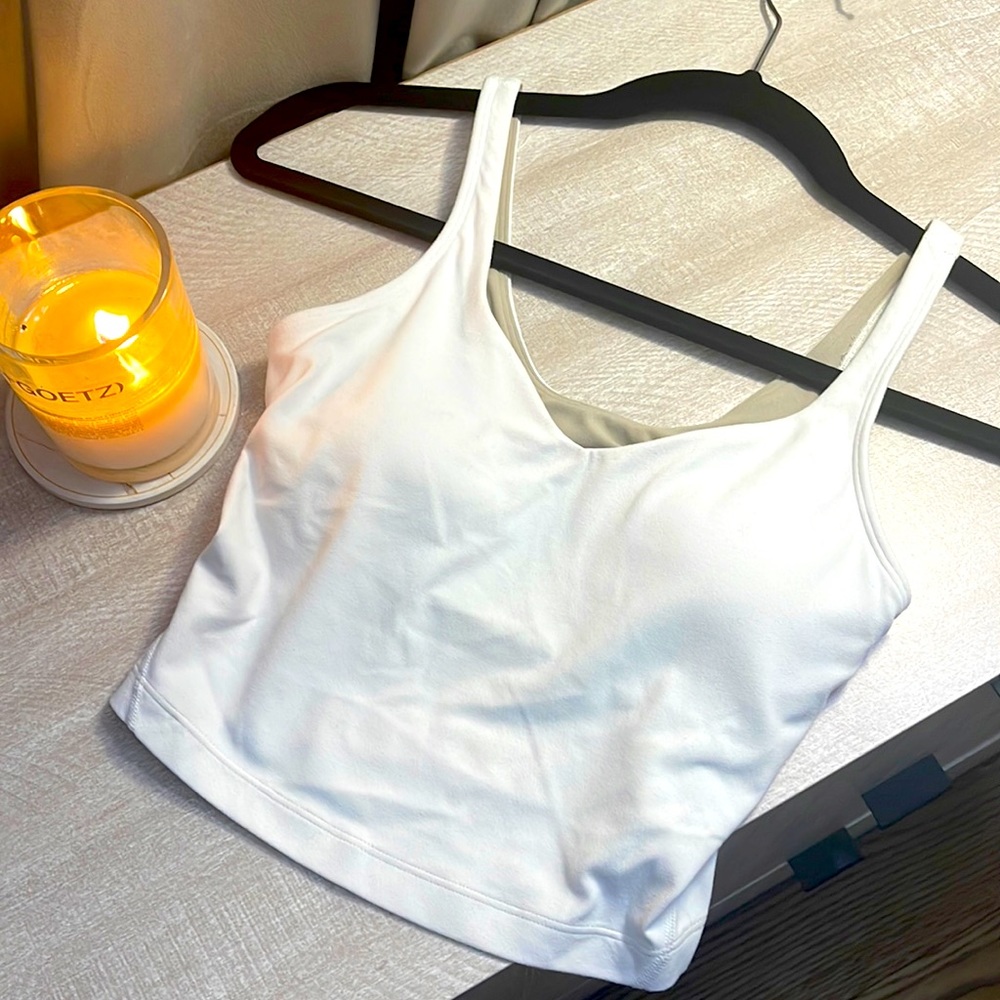 Like NEW 🍋lululemon align tank in White 🤍 - Size 2